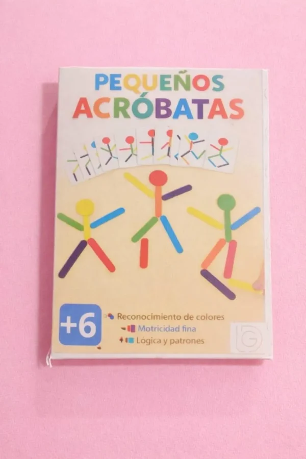 Mejora la conciencia corporal y la planificación motora con nuestros Acróbatas de Madera. Un juego interactivo ideal para trabajar la psicomotricidad y la orientación espacial. ¡Descubrilo en Mundo Dislexia!"