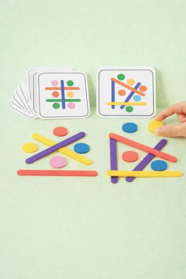 juego-logica-espacial-superposicion-palitos2 Potencia la lógica espacial y la agudeza visual con nuestro Desafío de Superposición. Un juego didáctico diseñado para mejorar la planificación y la motricidad fina. ¡Encontralo en Mundo Dislexia!