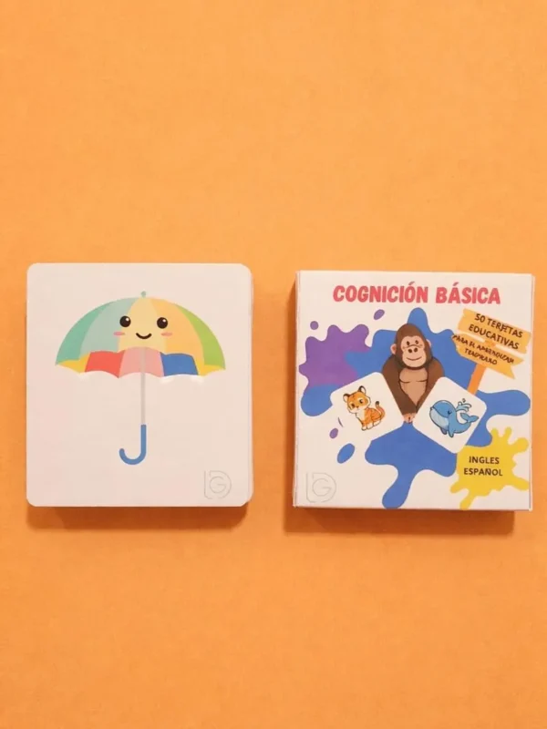 Potencia el vocabulario y la memoria semántica con nuestras Tarjetas de Cognición Básica. Imágenes reales en español e inglés para una estimulación bilingüe efectiva. ¡Descubrilas en Mundo Dislexia!