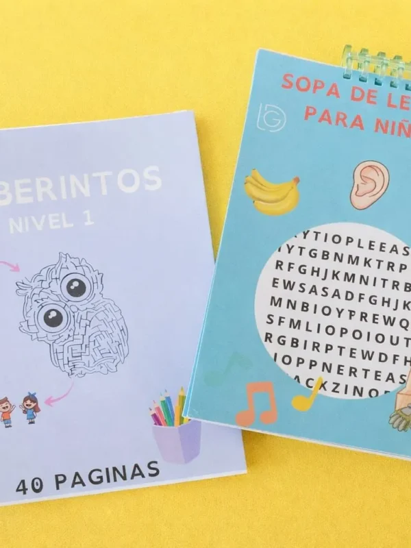 Libritos de atención y planificación para niños de 6 años - Funciones ejecutivas